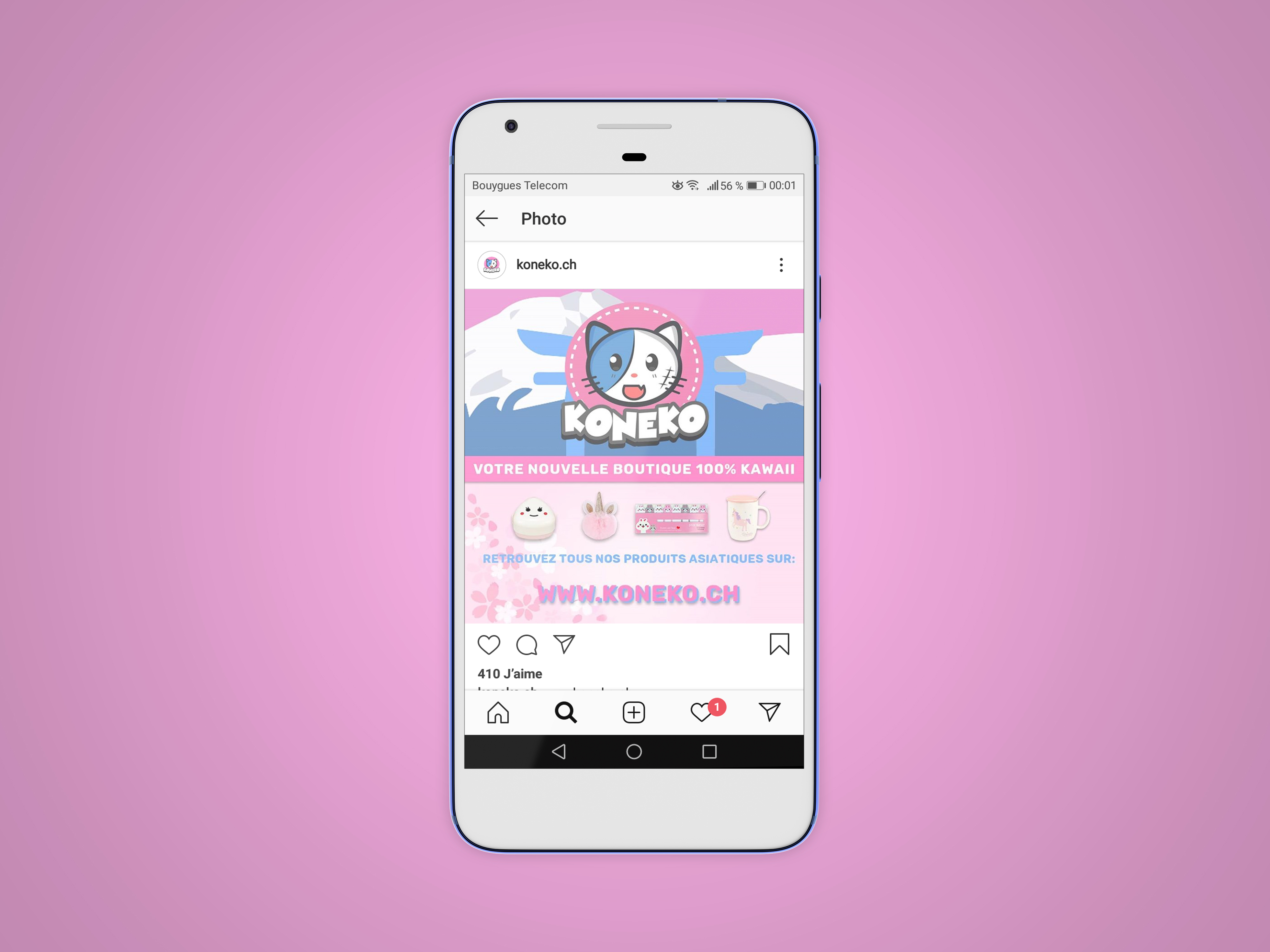 Koneko visuel promotion Instagram koneko instagram