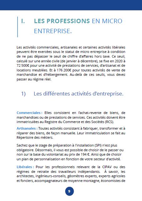 Page 1 ebook ME guide auto entrepreneur page 2