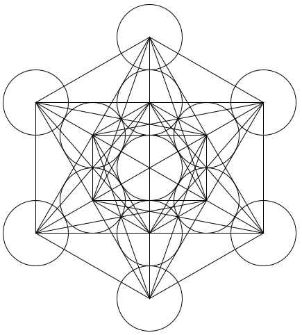 géométrie sacrée cube de métatron