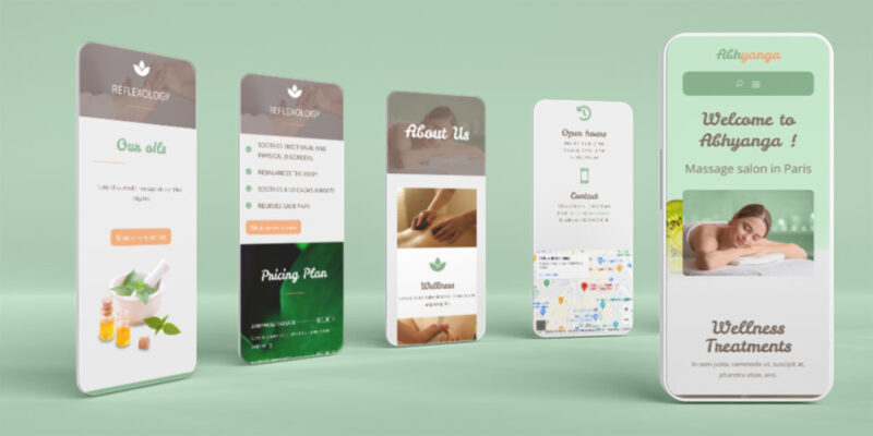 theme wordpress responsive pour salon de massage spa et massothérapeute