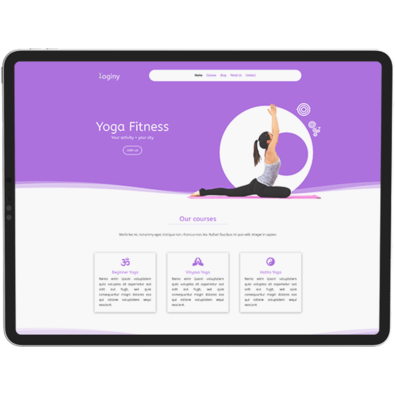Yoginy theme wordpress yoga bien-être méditation