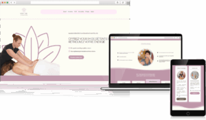 site wordpress pour salon de massages